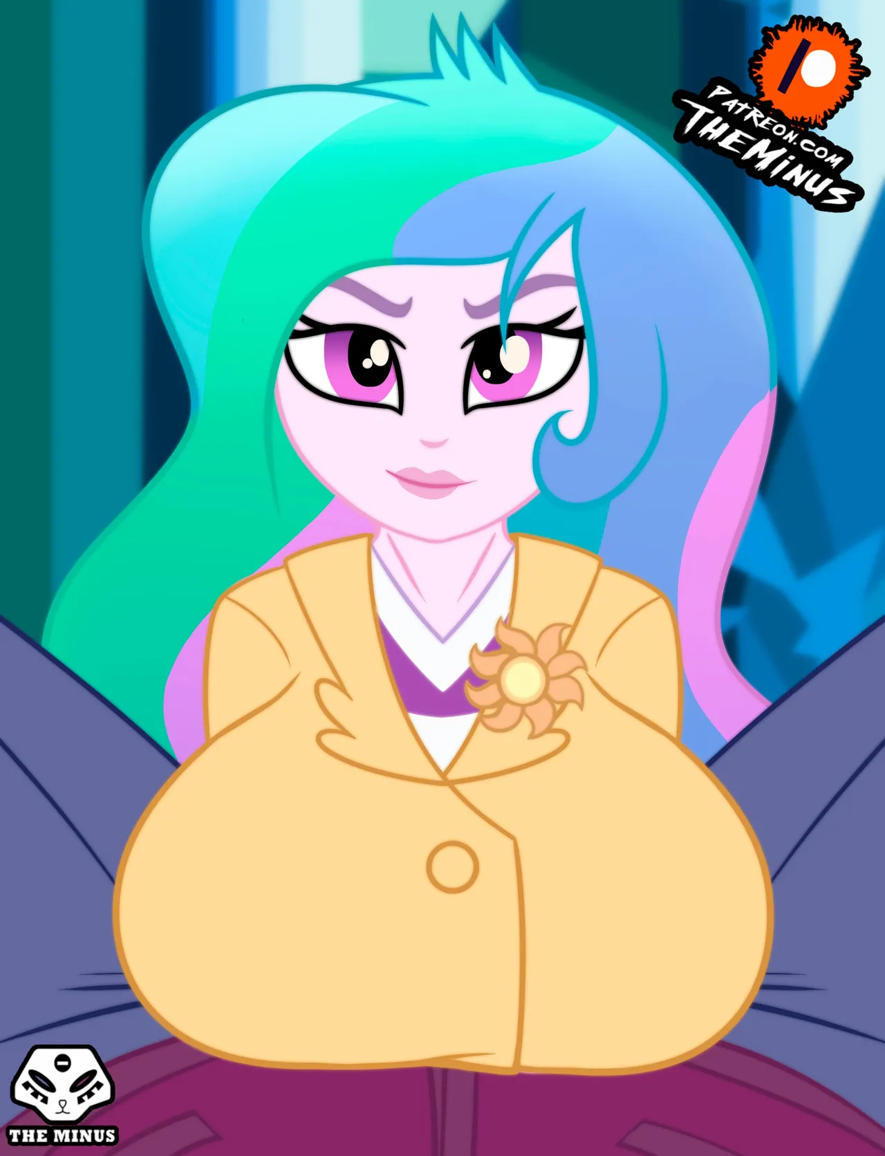 princess celestia by artist:theminus page 1 full