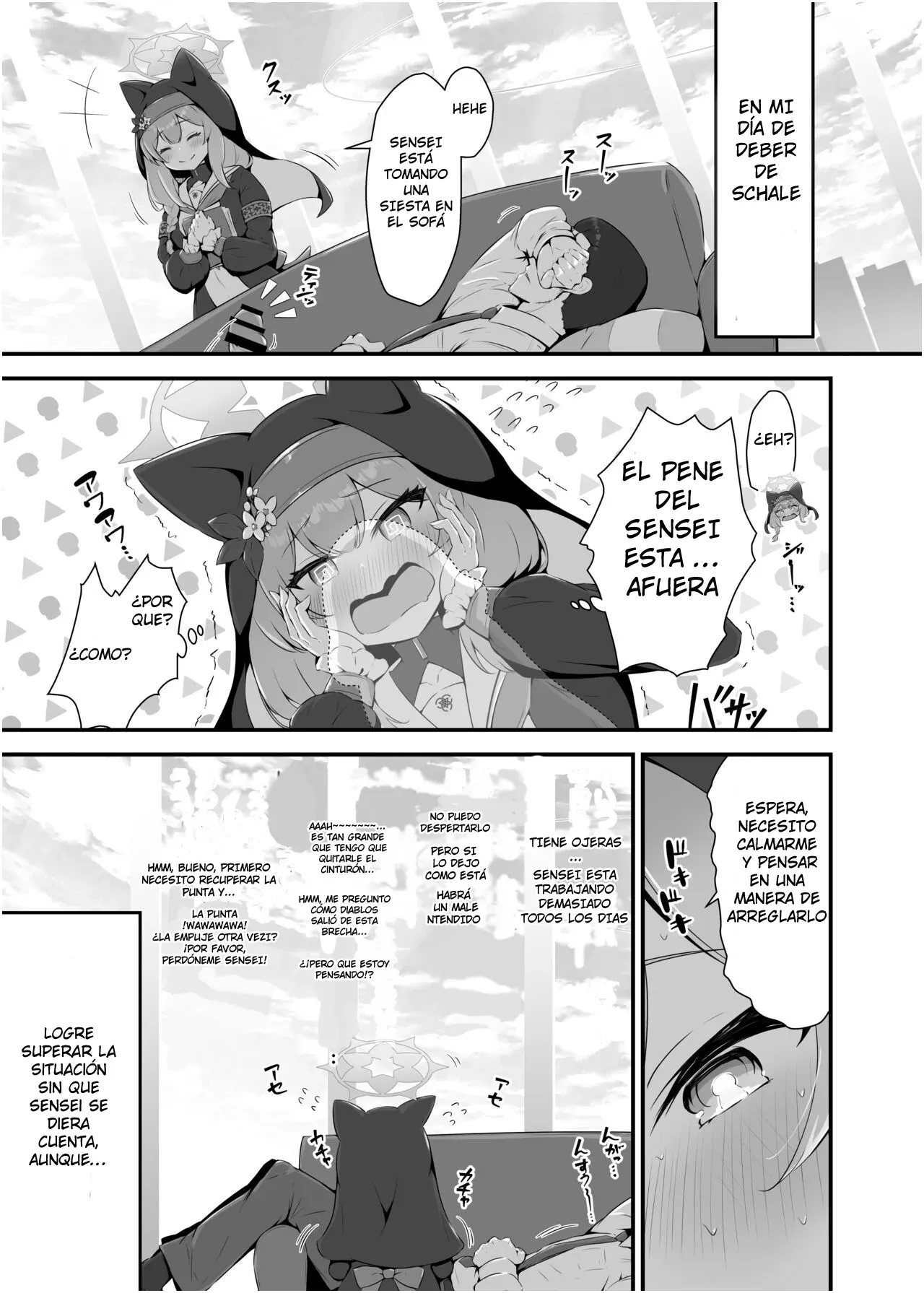 Mari ga Sensei no Gorippa-sama o Ukkari Mite Shimatta Kekka...!｜¡Esto es lo que pasa cuando Mari descubre a sensei...! page 3 full
