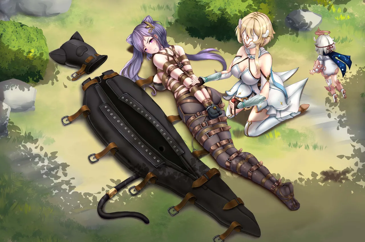 【Bianfuyeyue】刻晴小姐的丘丘人紧缚事件 page 1 full