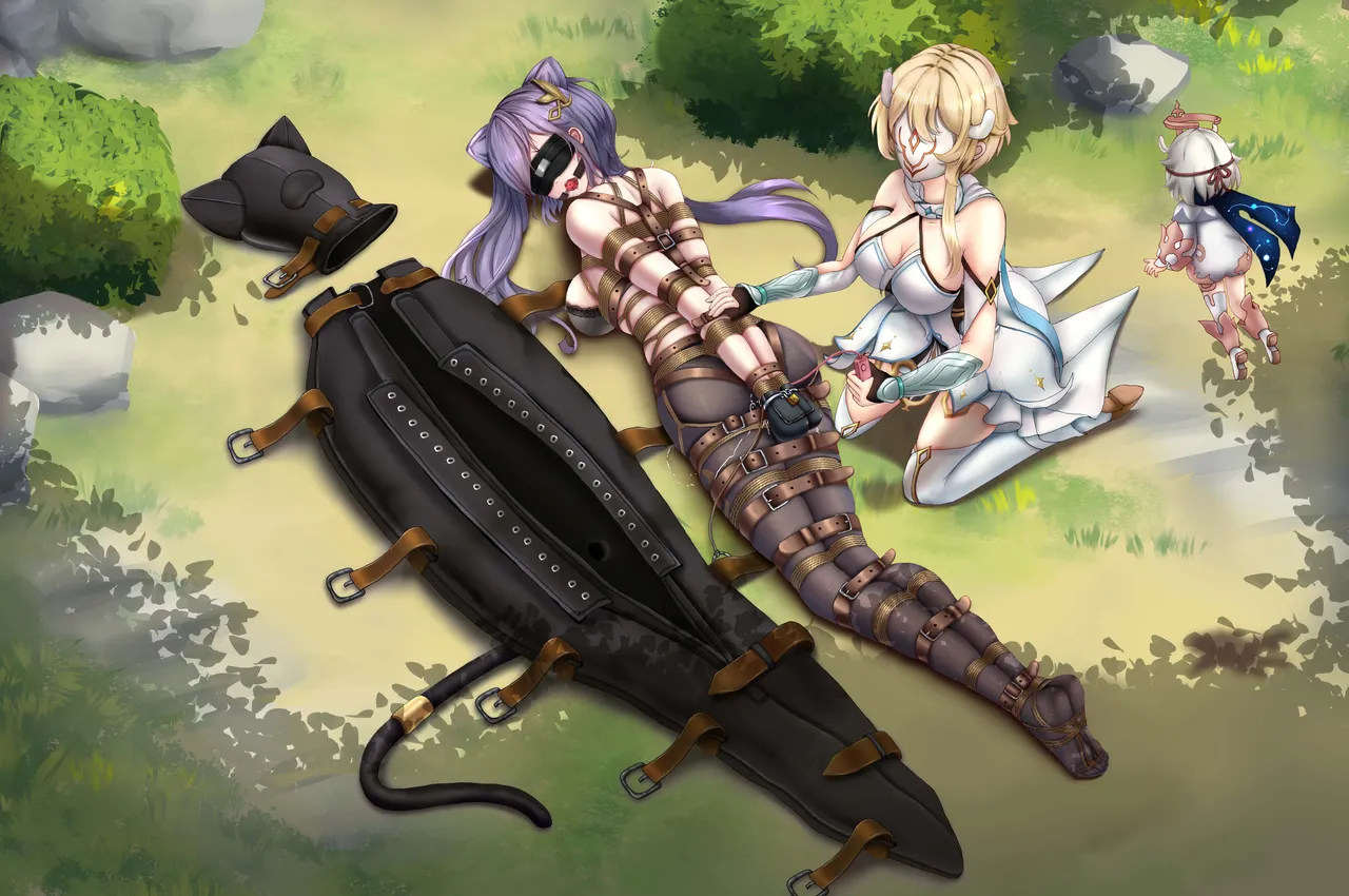 【Bianfuyeyue】刻晴小姐的丘丘人紧缚事件 page 10 full