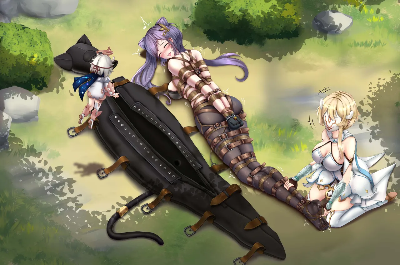 【Bianfuyeyue】刻晴小姐的丘丘人紧缚事件 page 4 full