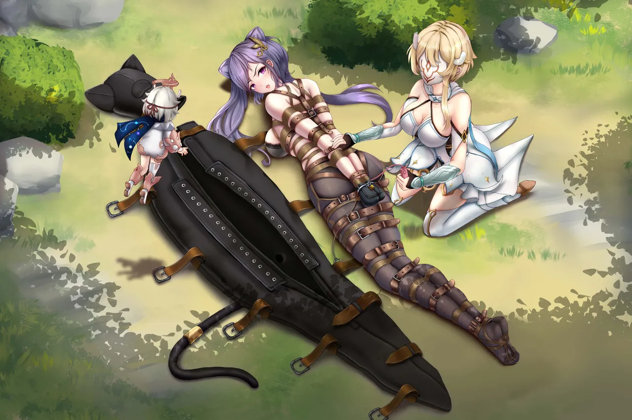 【Bianfuyeyue】刻晴小姐的丘丘人紧缚事件 page 7 full