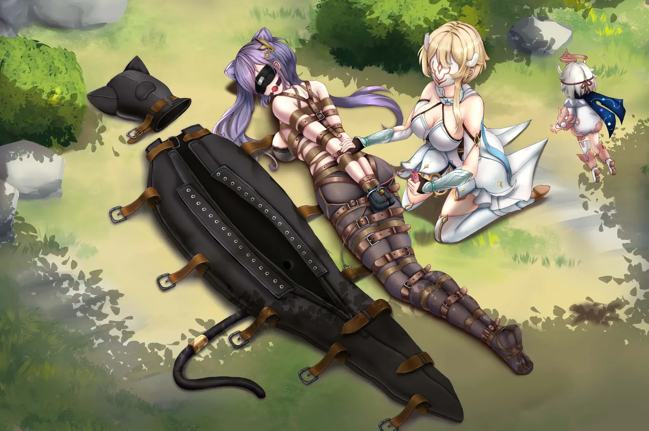 【Bianfuyeyue】刻晴小姐的丘丘人紧缚事件 page 9 full