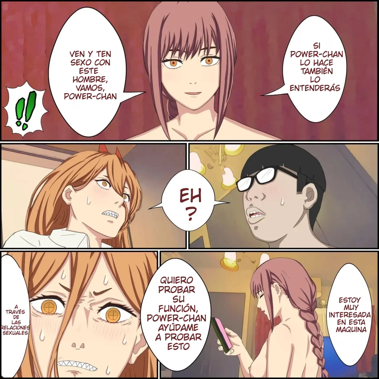 Anime Chara to Seckle Dekiru Appli ''Power Hen''｜La App con la que Puedes Cogerte a Personajes de Anime ~El Caso de Power~ page 3 full