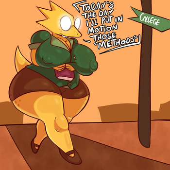 Ms Alphys's class! cover