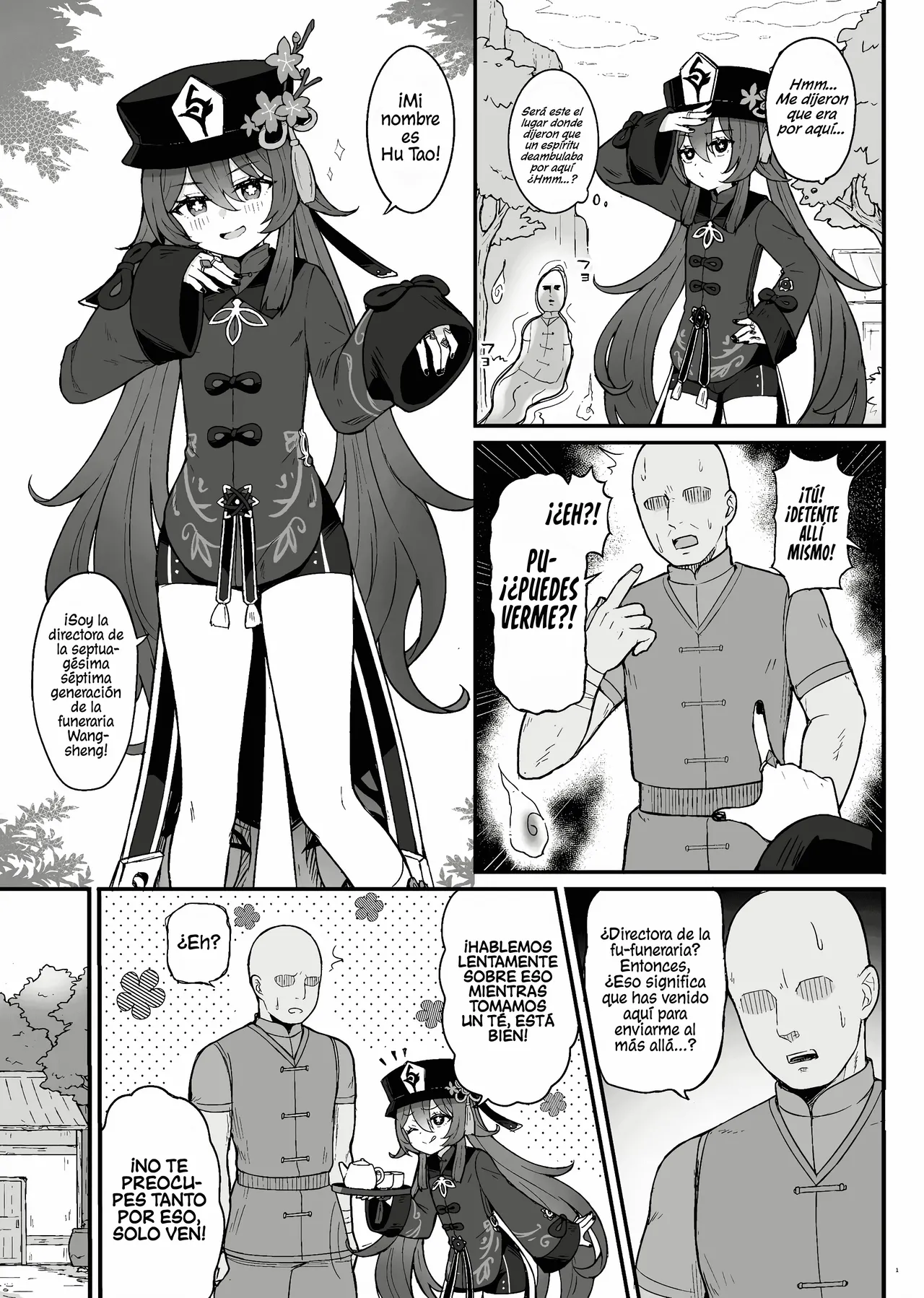 Hu Tao-chan ni Ikasete morau Hon｜Un Libro Sobre El Paso Al Más Allá Con Hu Tao page 2 full