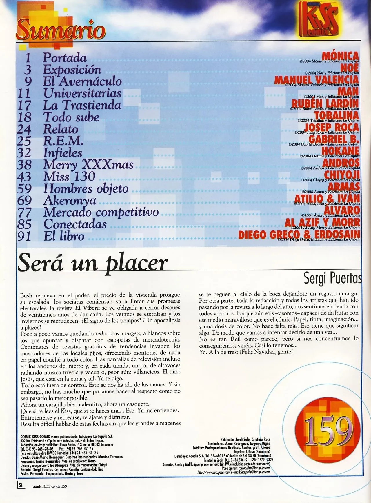 Kiss Comix #159 page 2 full