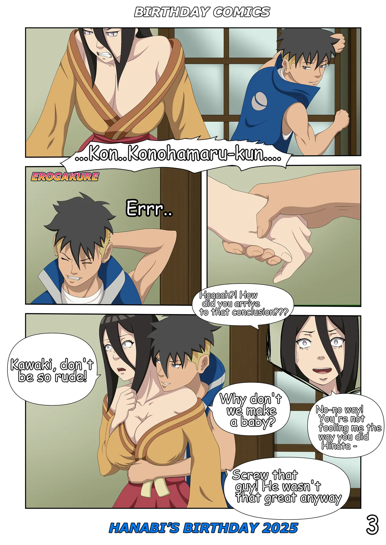 Hanabi's birthday By Erogakure page 3 full