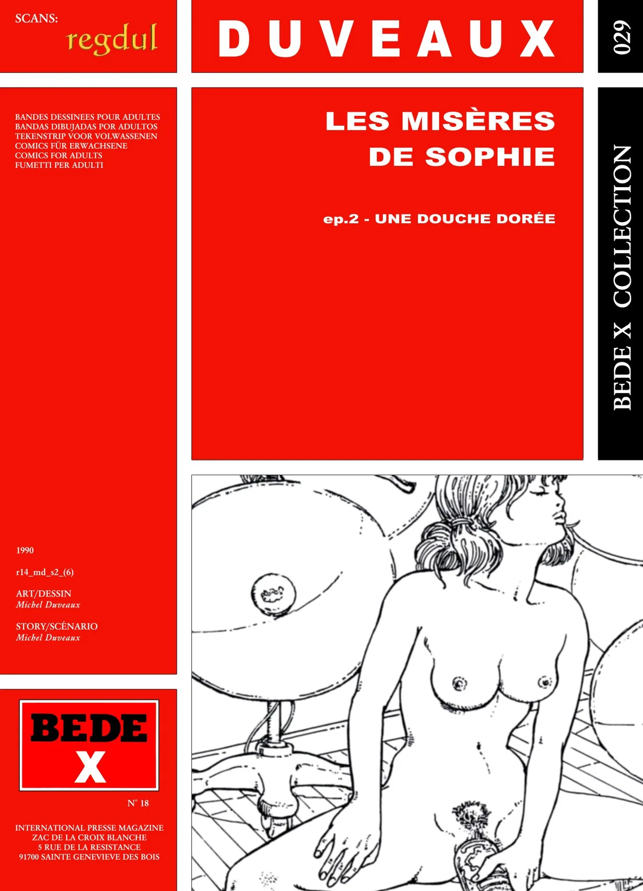 Michel Duveaux - Les misères de Sophie #2 : Une douche dorée page 1 full