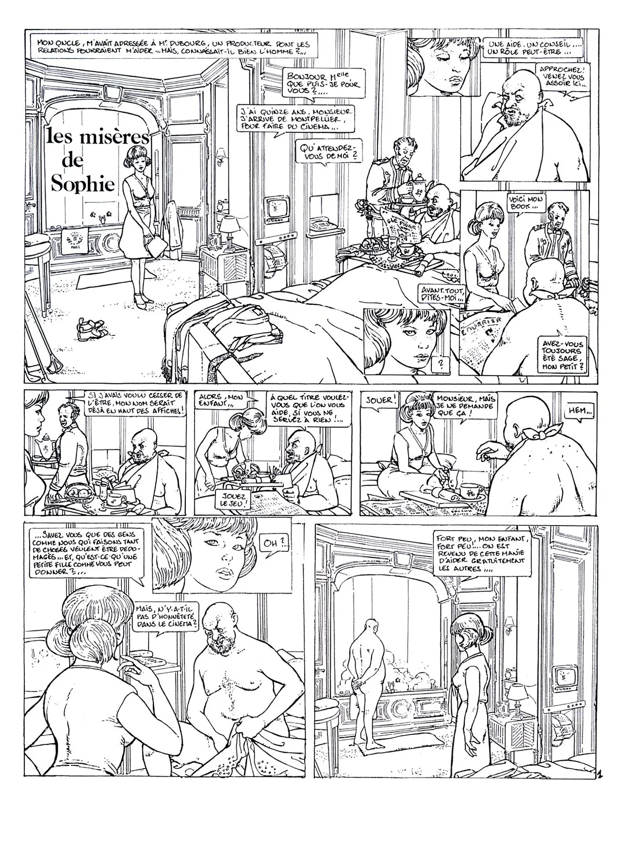 Michel Duveaux - Les misères de Sophie #2 : Une douche dorée page 2 full