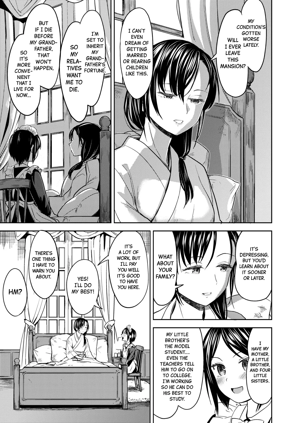 Mochizuki Ketsueki Kenkyuujo no Musume | The Girl from the Mochizuki Blood Science Lab Ch.1-4 + Bonus page 7 full
