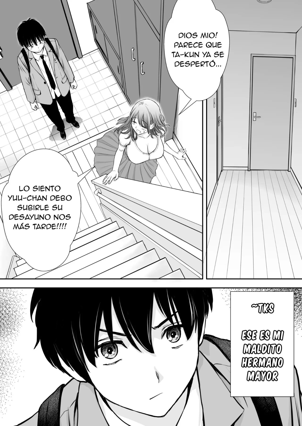 Boku no Kaa-chan ga Hikikomori NEET Debu Aniki no Seishori Onaho ni Natteita Hanashi | Mi Madre Fue Robada por Mi Hermano Gordo Hikikomori page 9 full