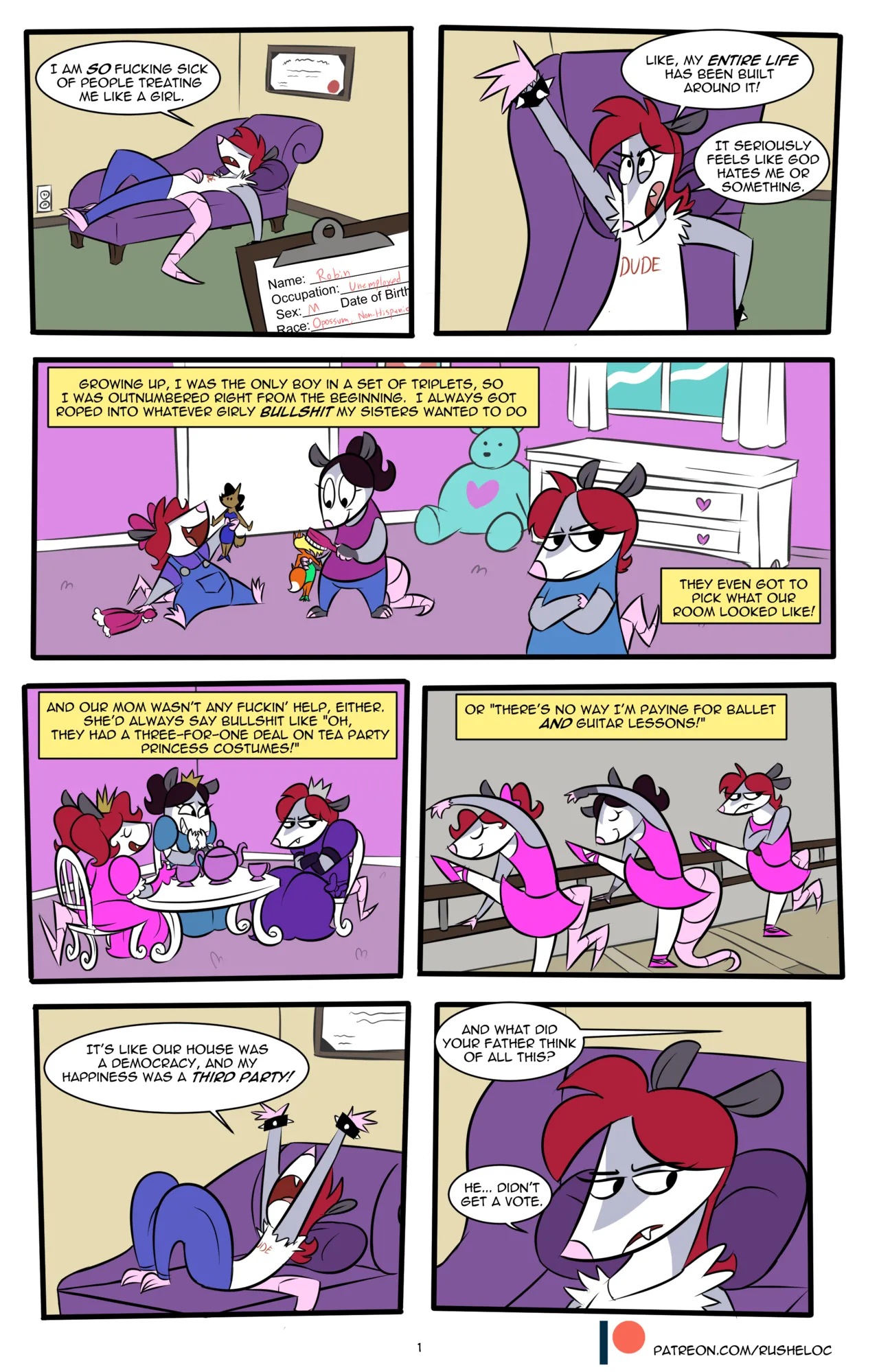 The Rise of Robin + Extras page 1 full