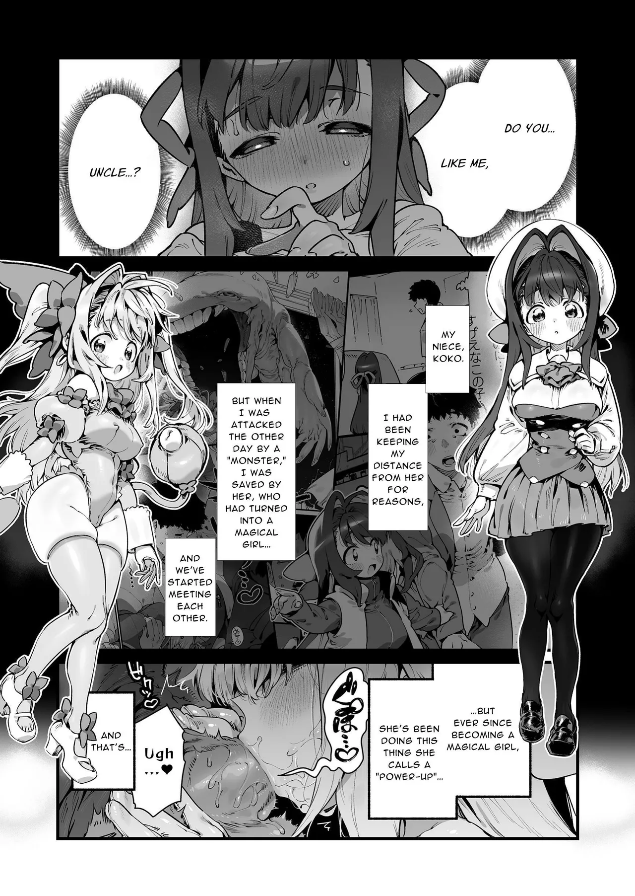 Mahou Shoujo wa Oji-san o Te ni Ireru 2 | Magical Girl Acquires Her Beloved Uncle Part 2 page 3 full