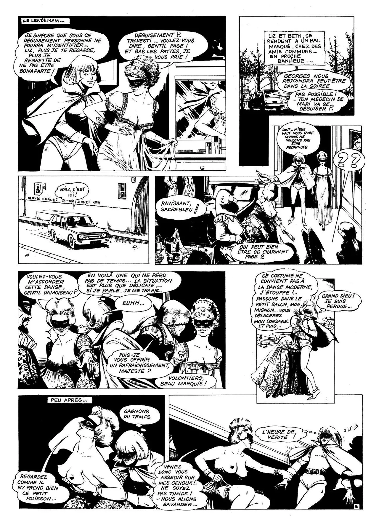 Georges Levis - Liz et Beth #1 page 7 full
