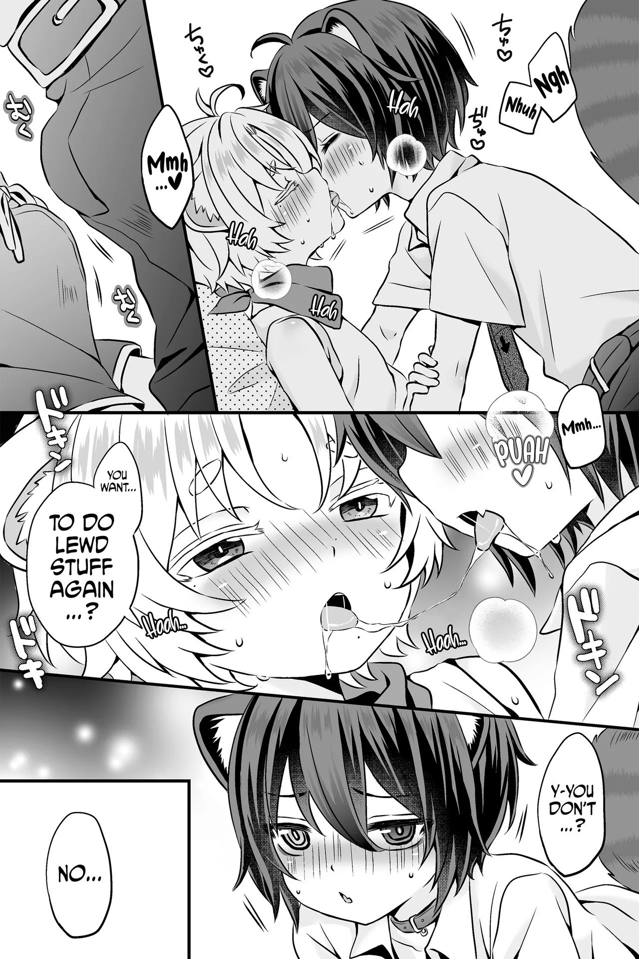 Araiguma to Ferret no Otokonoko-tachi no Manga | Ferret and raccoon boys manga page 2 full