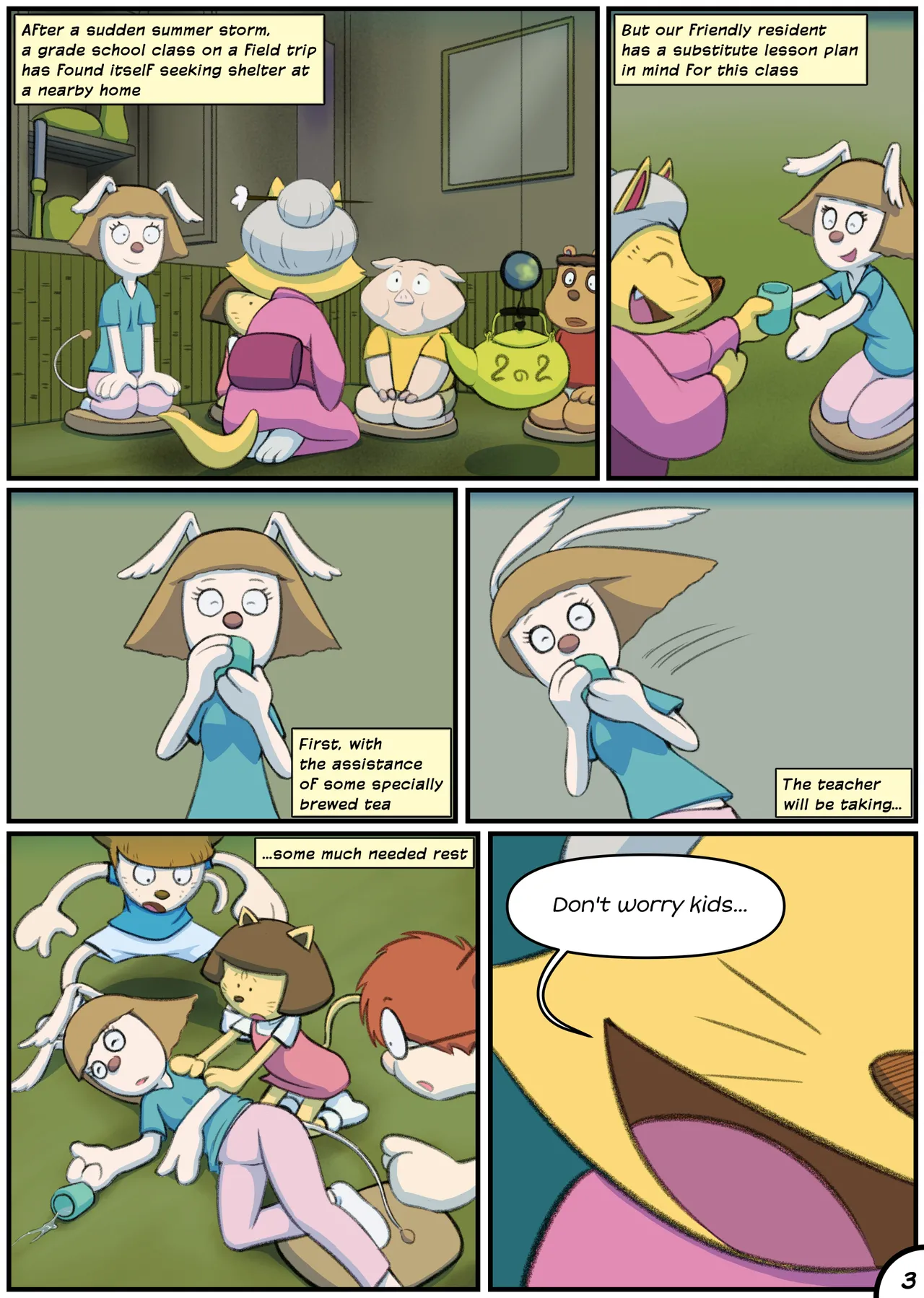 The Substitute Teacher page 3 full