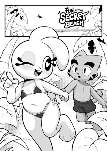 Fun at the "secret" beach cover