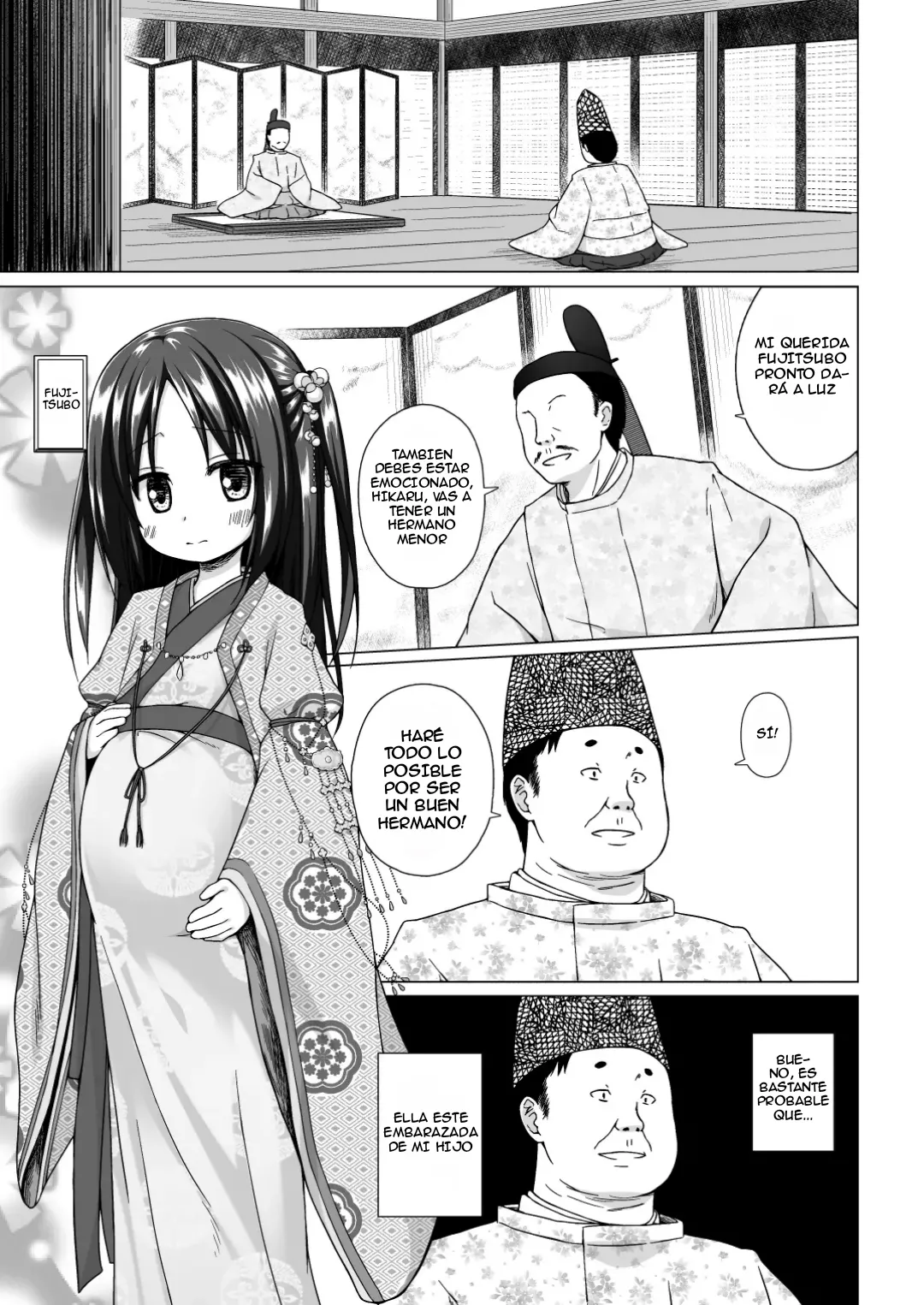 Hikari no Kimi no Saganaki Keikaku <Fujitsubo>｜El Astuto Plan de Lord Hikaru <Fujitsubo> page 3 full