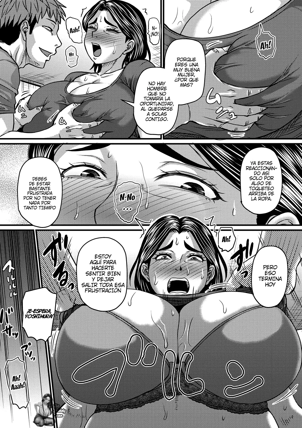 Jukujo Hitozuma wa Yudan Shigachi？| Las Amas De Casa Maduras Tienden A Bajar La Guardia page 9 full