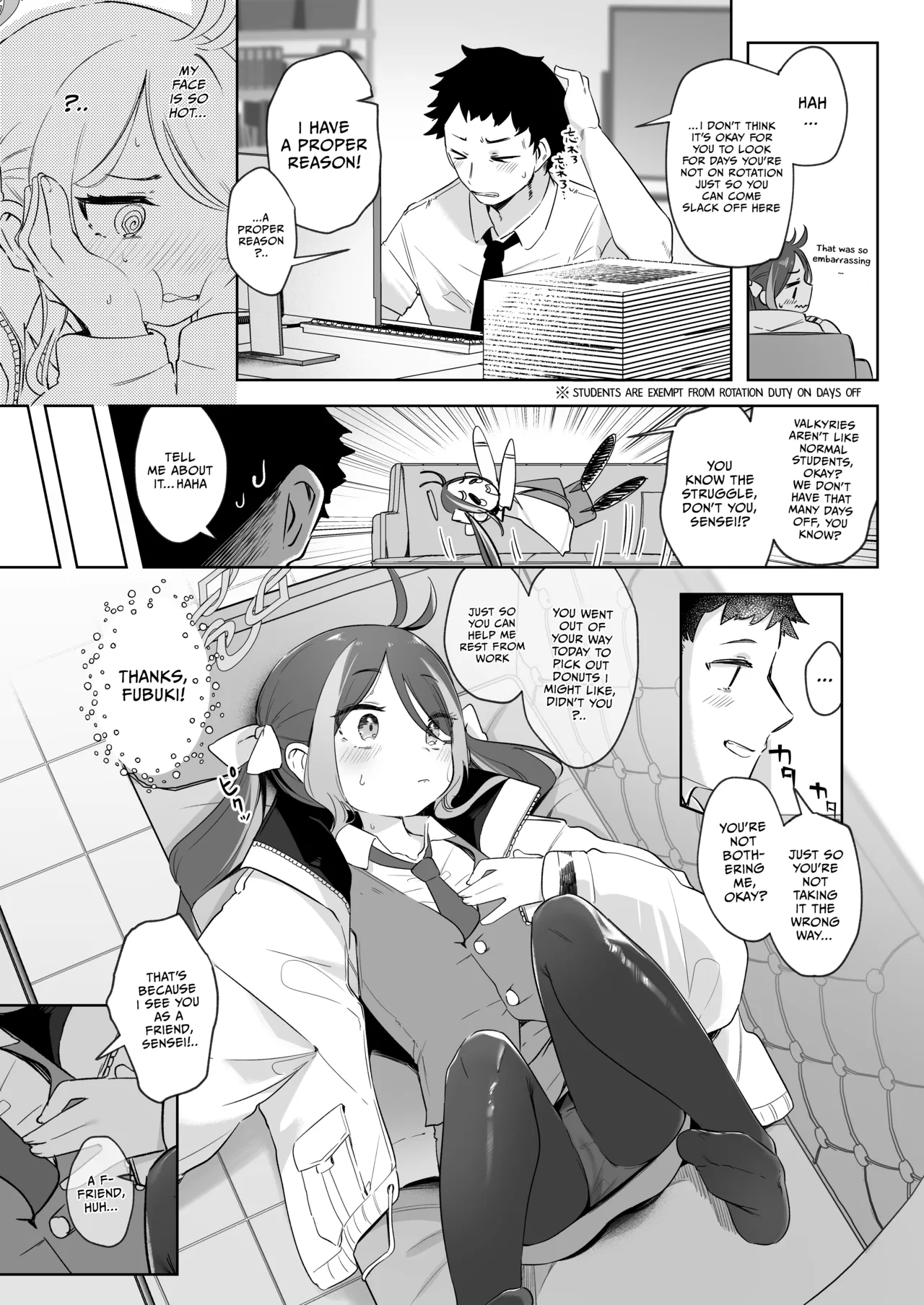 Usobuki to Donuts o Motte | Hidden feelings and donuts page 4 full