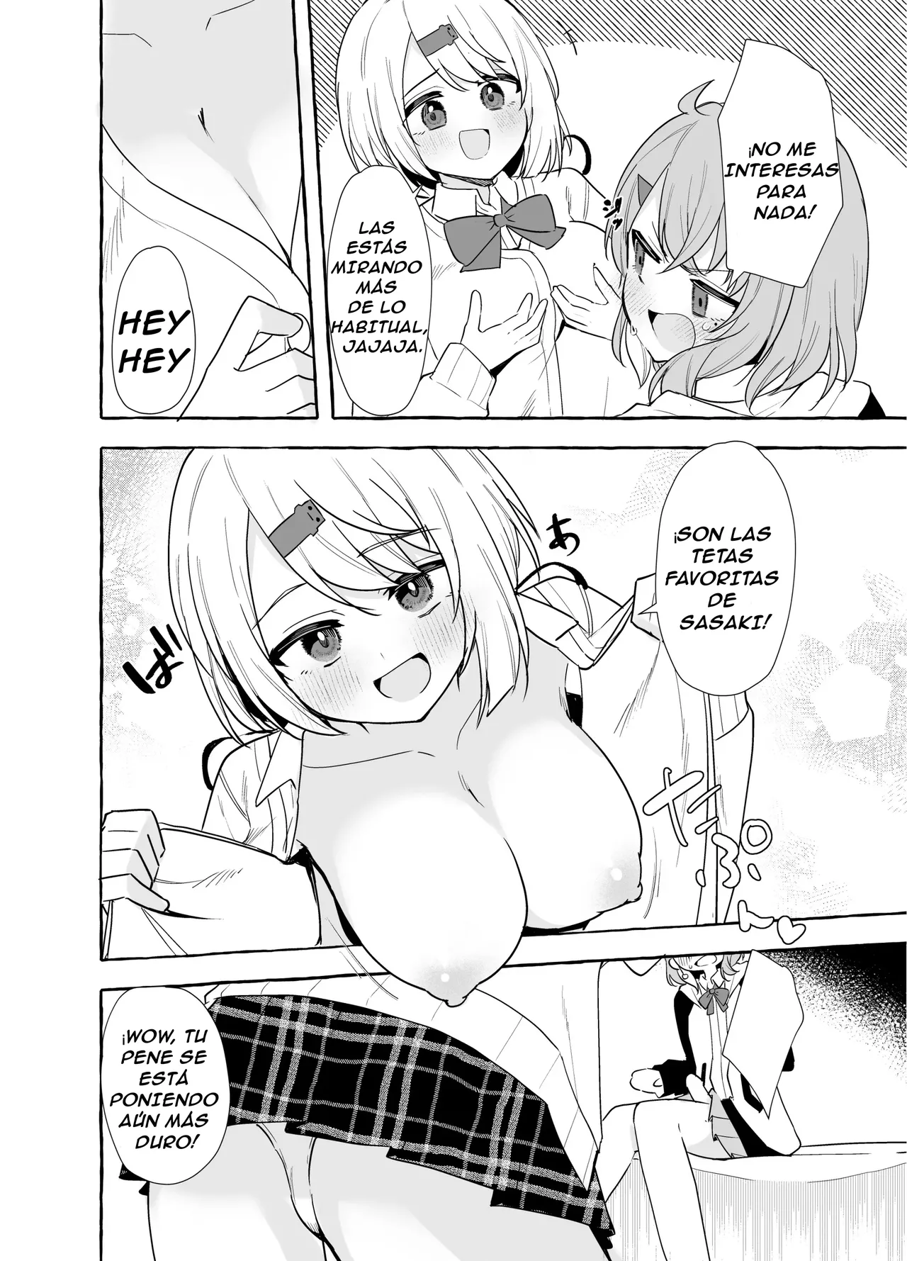 Futanari Sasaki to Shiina｜Futanari Sasaki y Shiina page 7 full