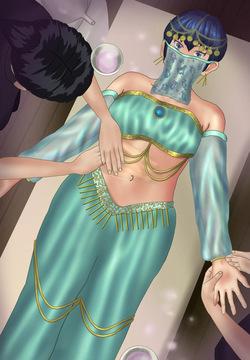 Dancer receiving a massage