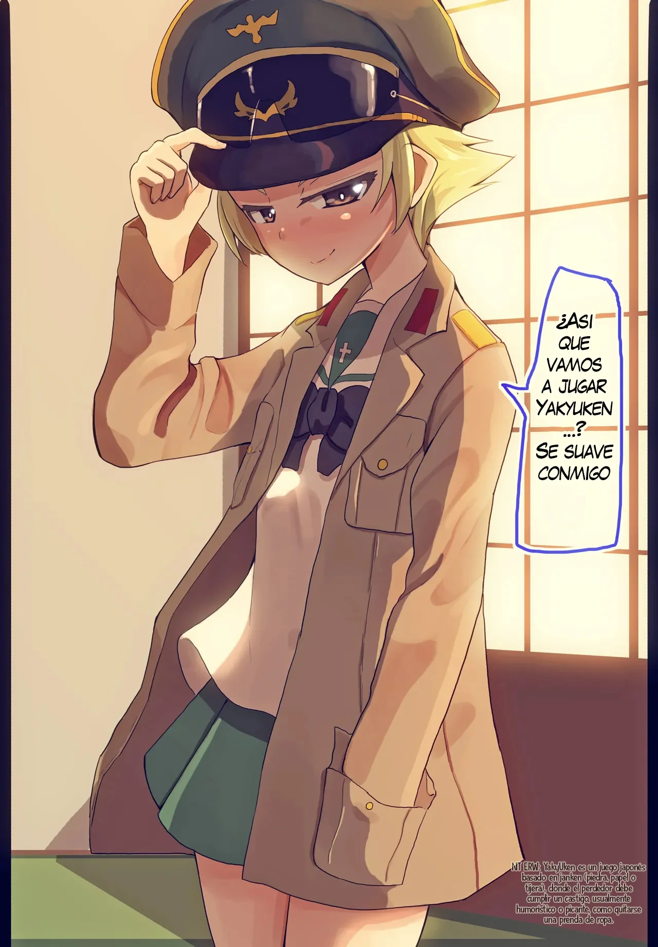 Erwin-san to Yakyuuken Shite Mita｜Probé Jugar Yakyuken con Erwin page 1 full