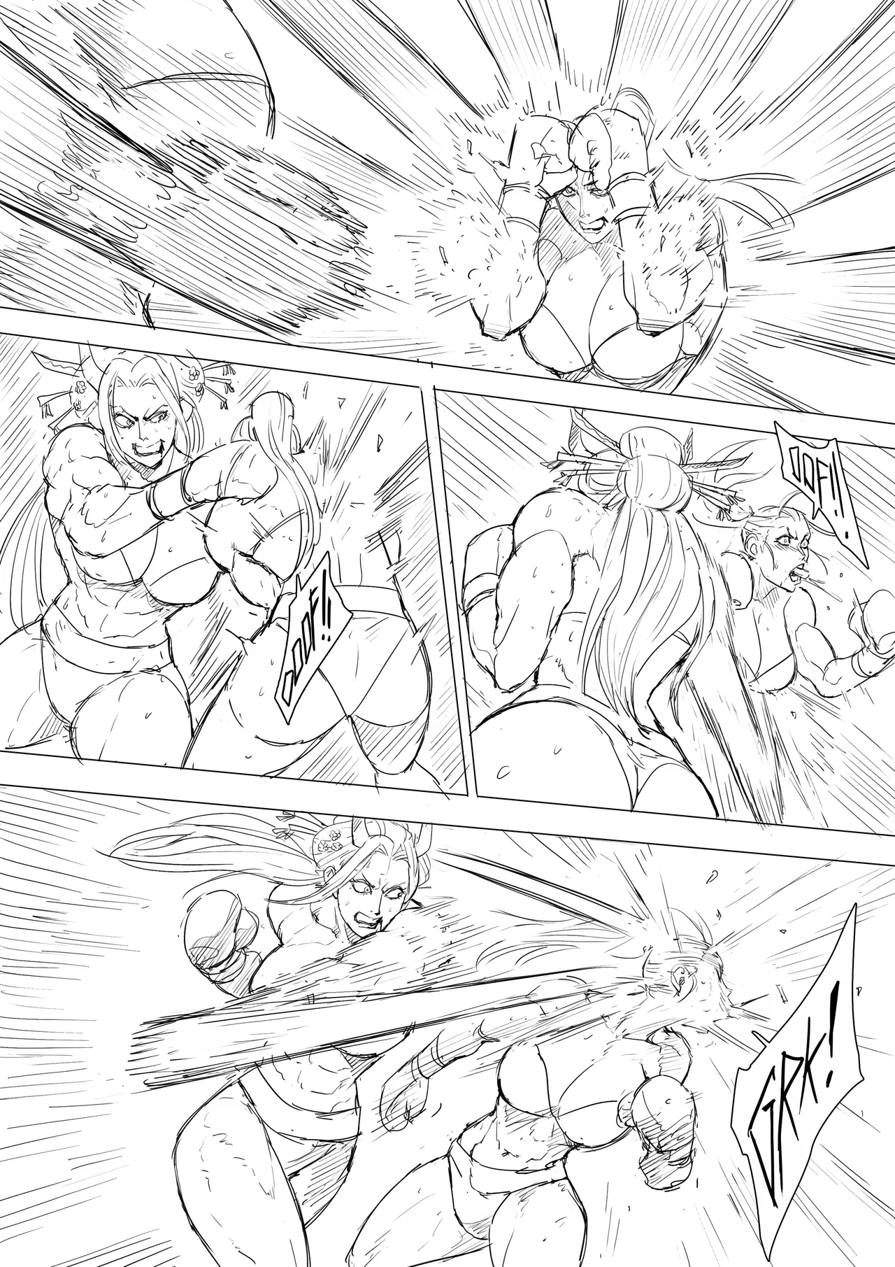 Nico Robin VS Black Maria page 10 full