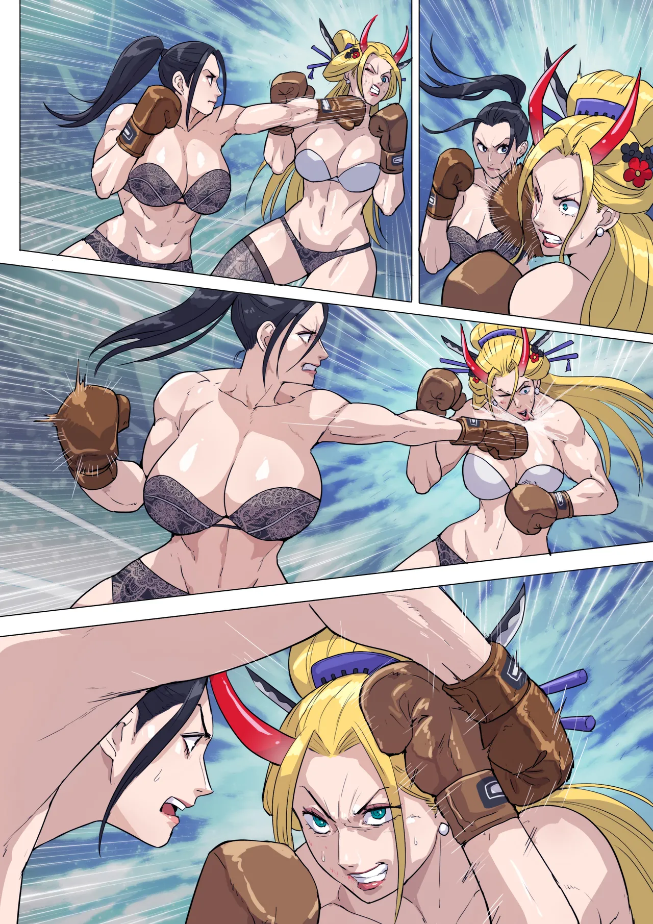 Nico Robin VS Black Maria page 2 full