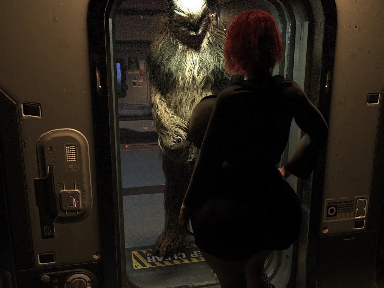 Bo-Katan and Wookiee page 1 full