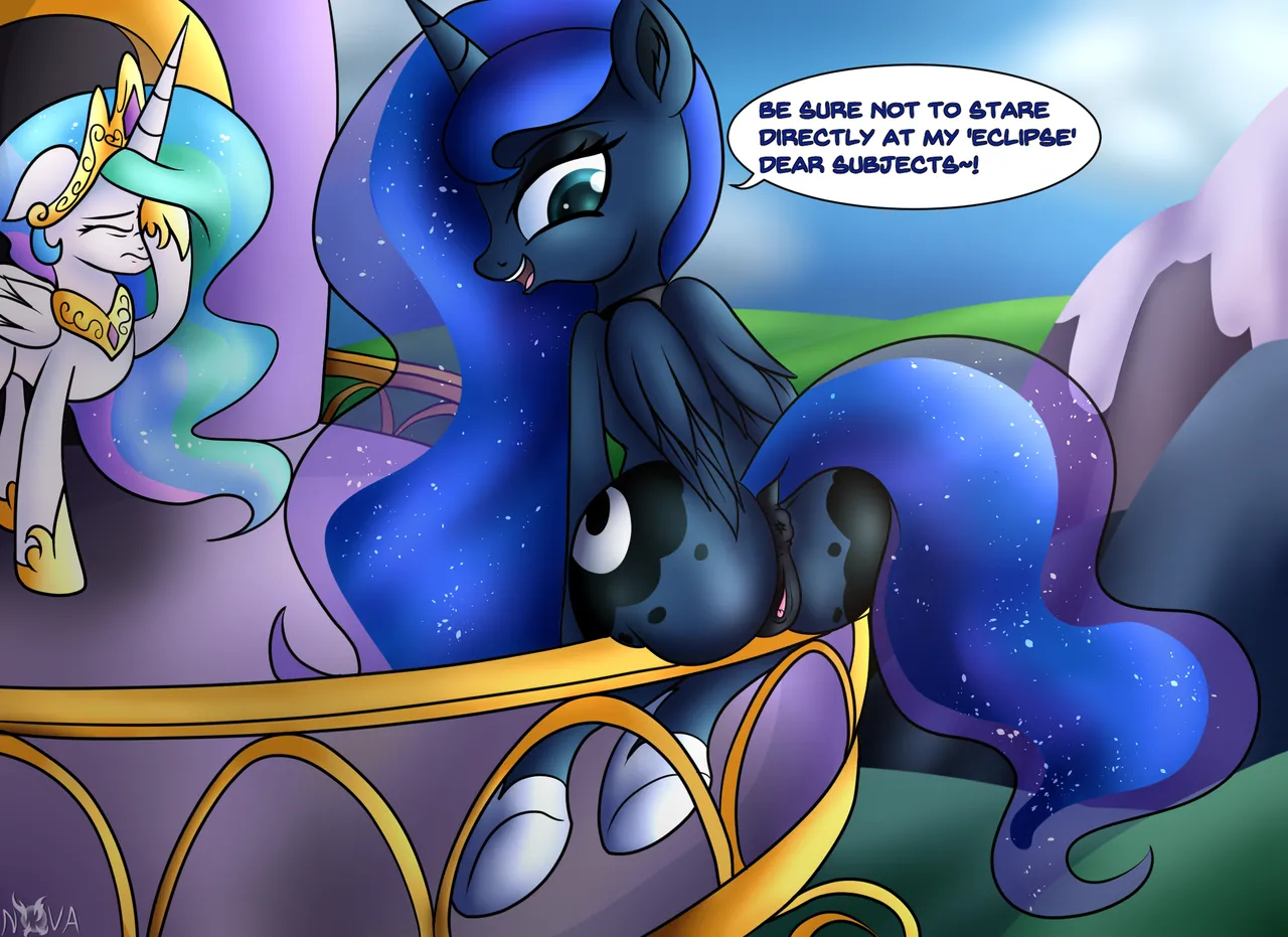 All hail Princess Luna  and Princess Celestia  My little Pony page 9 full