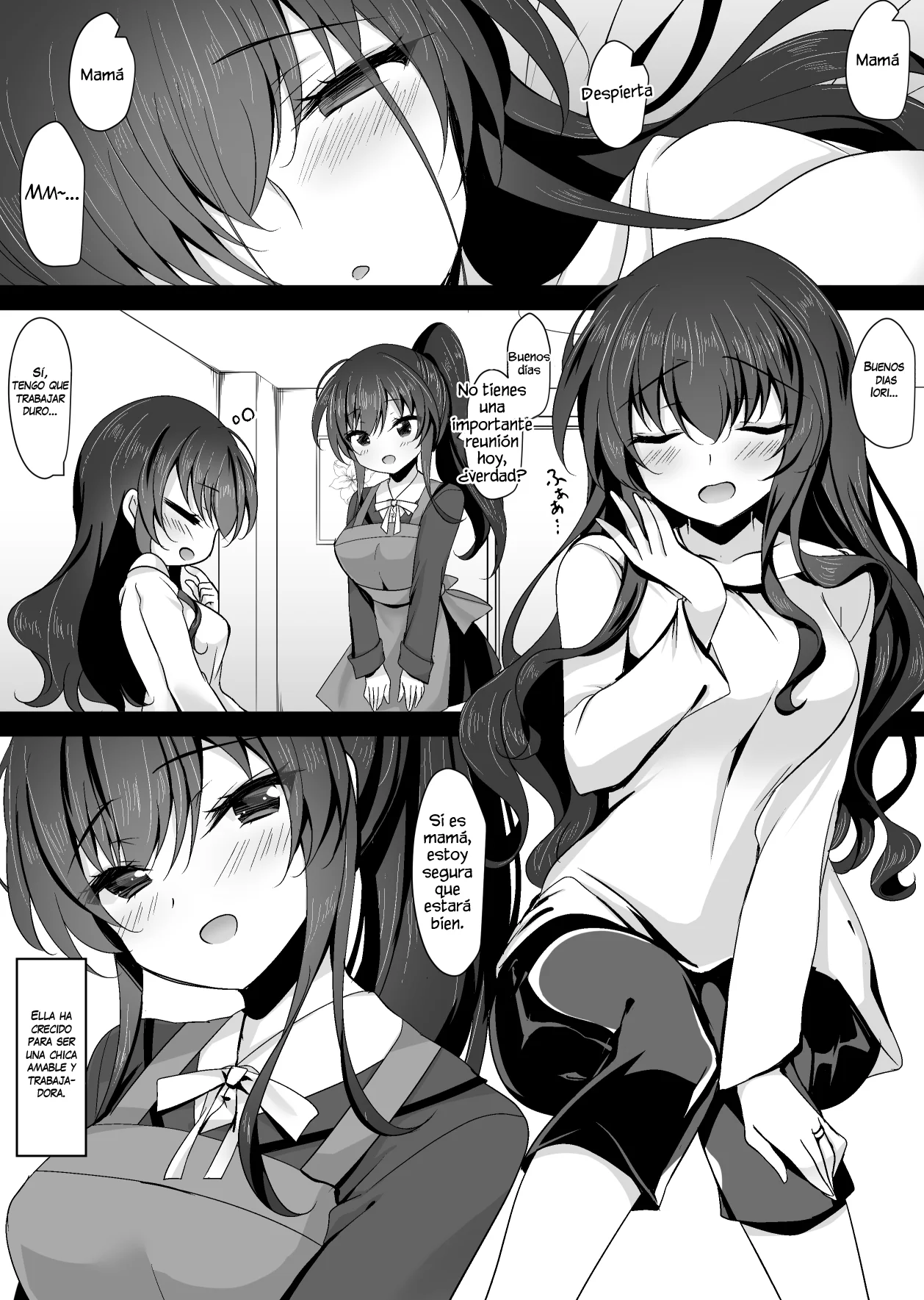 Saimin Kanojo Kanojo no Haha Takanashi Ouka 1｜Madre de la Novia Hipnotizada Ouka Takanashi 1 page 6 full