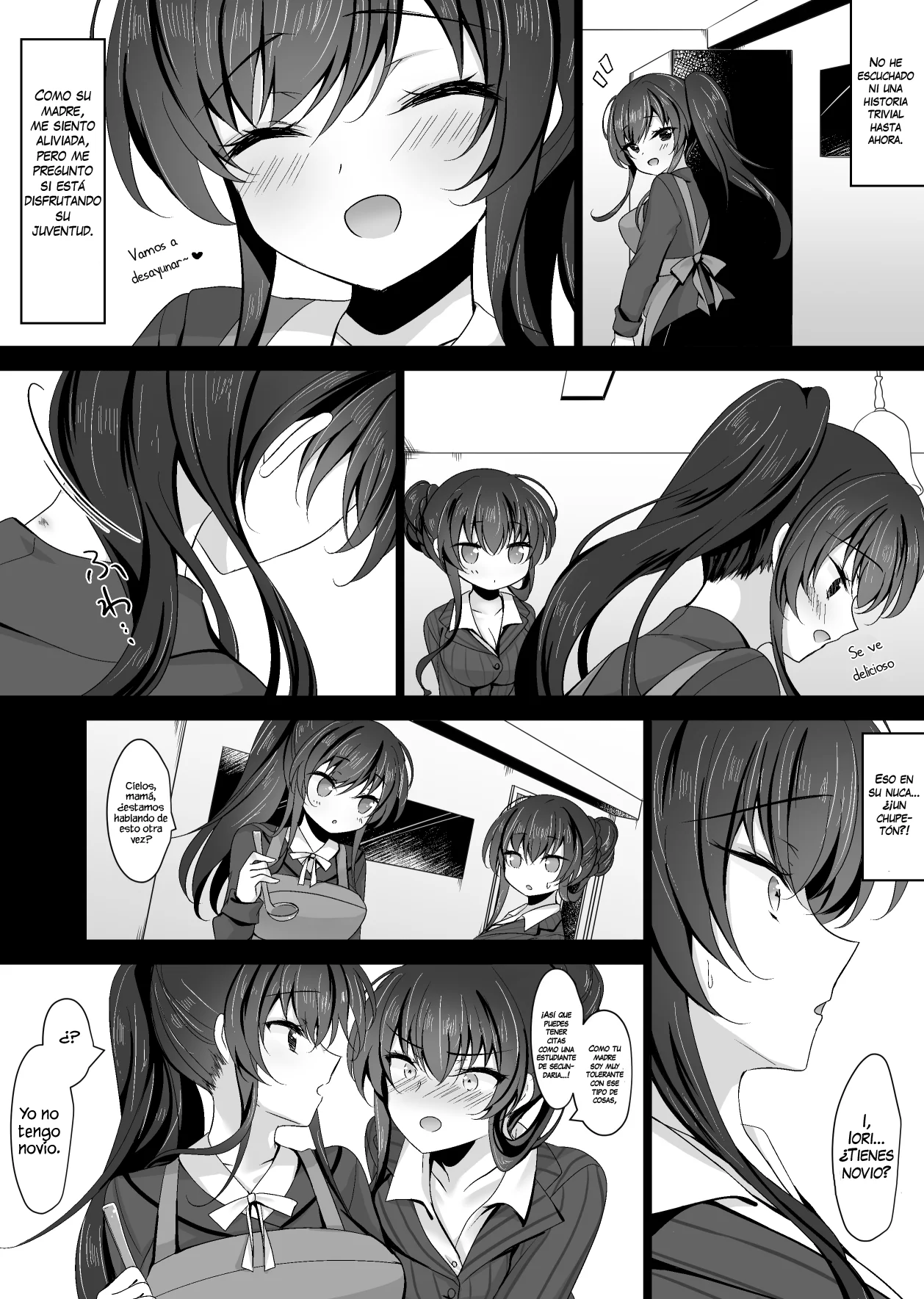 Saimin Kanojo Kanojo no Haha Takanashi Ouka 1｜Madre de la Novia Hipnotizada Ouka Takanashi 1 page 8 full