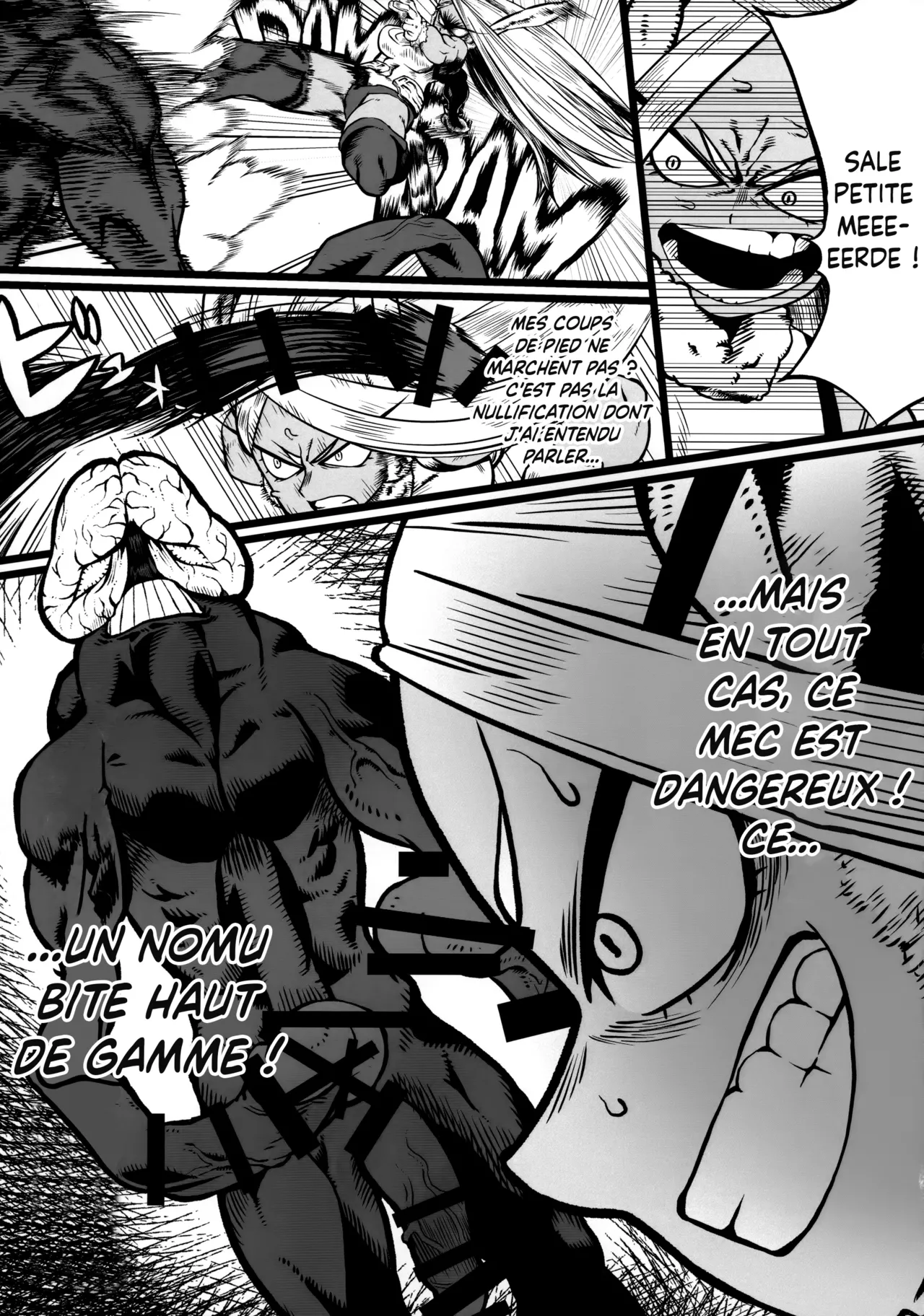 Mirko vs Chinpo Nounashi | Mirko vs Nomu Bite page 2 full