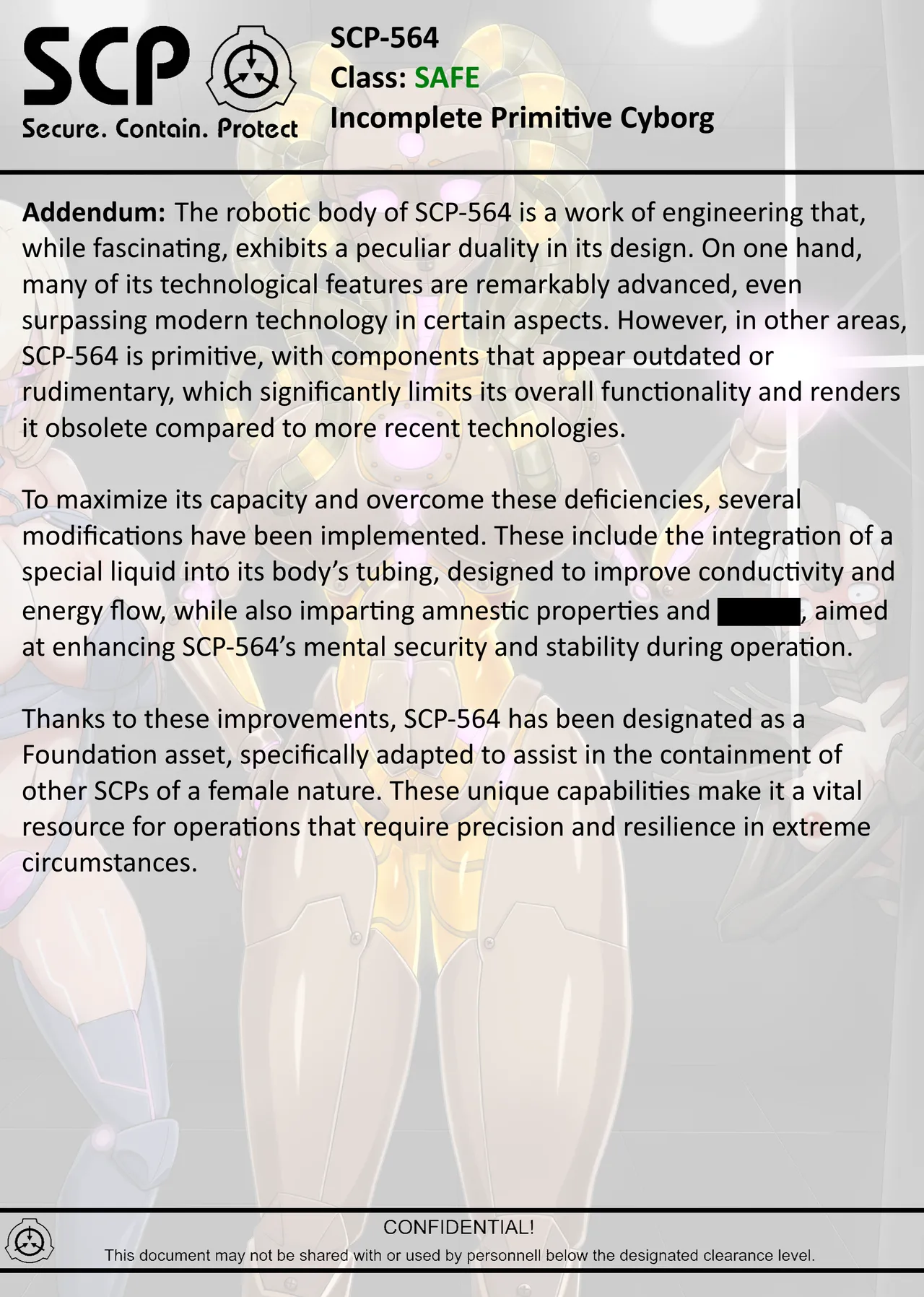 SCP-564 Primitive Cyborg page 8 full