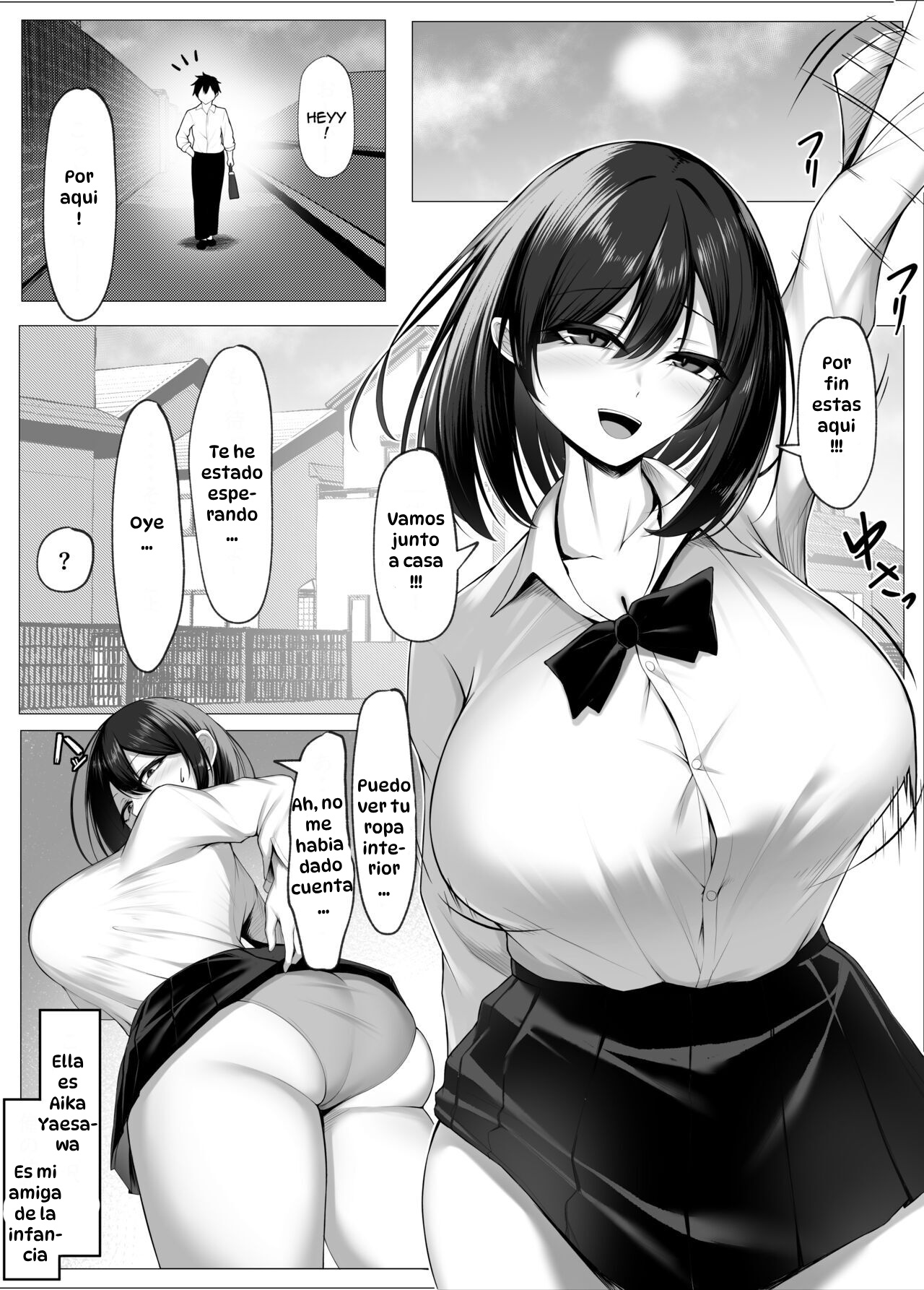 Ore no Dojikko Osananajimi ga Erogaki-domo no Seiyoku Shoriki ni Sareru Hanashi｜Mi Torpe Amiga de la Infancia se Convirtió en la Muñeca Sexual de unos Mocosos Pervertidos page 4 full