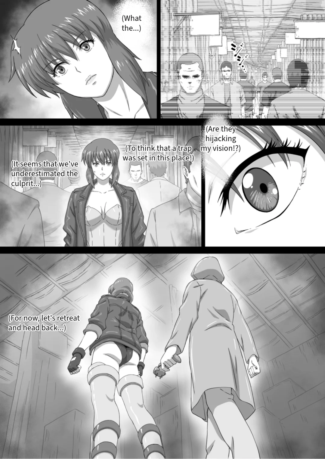 kuensan Motoko Brain Rape Ghost in the Shell:  English Translation from Reddit page 2 full