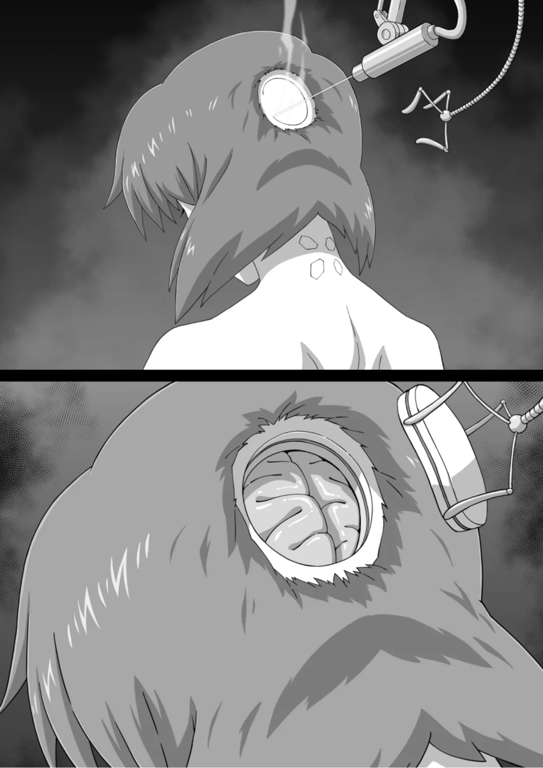 kuensan Motoko Brain Rape Ghost in the Shell:  English Translation from Reddit page 9 full