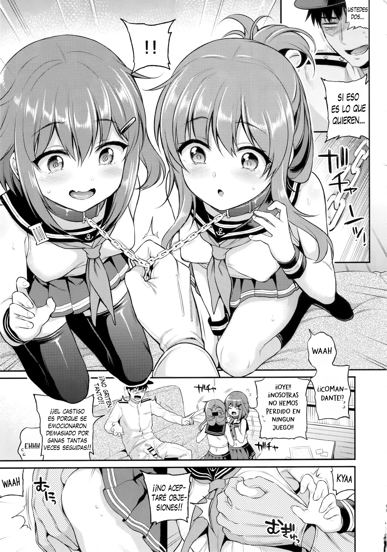 Ikazuchi Inazuma-chan x Batsu Game - Ikazuchi-chan e Inazuma-chan x Juego de castigo page 10 full