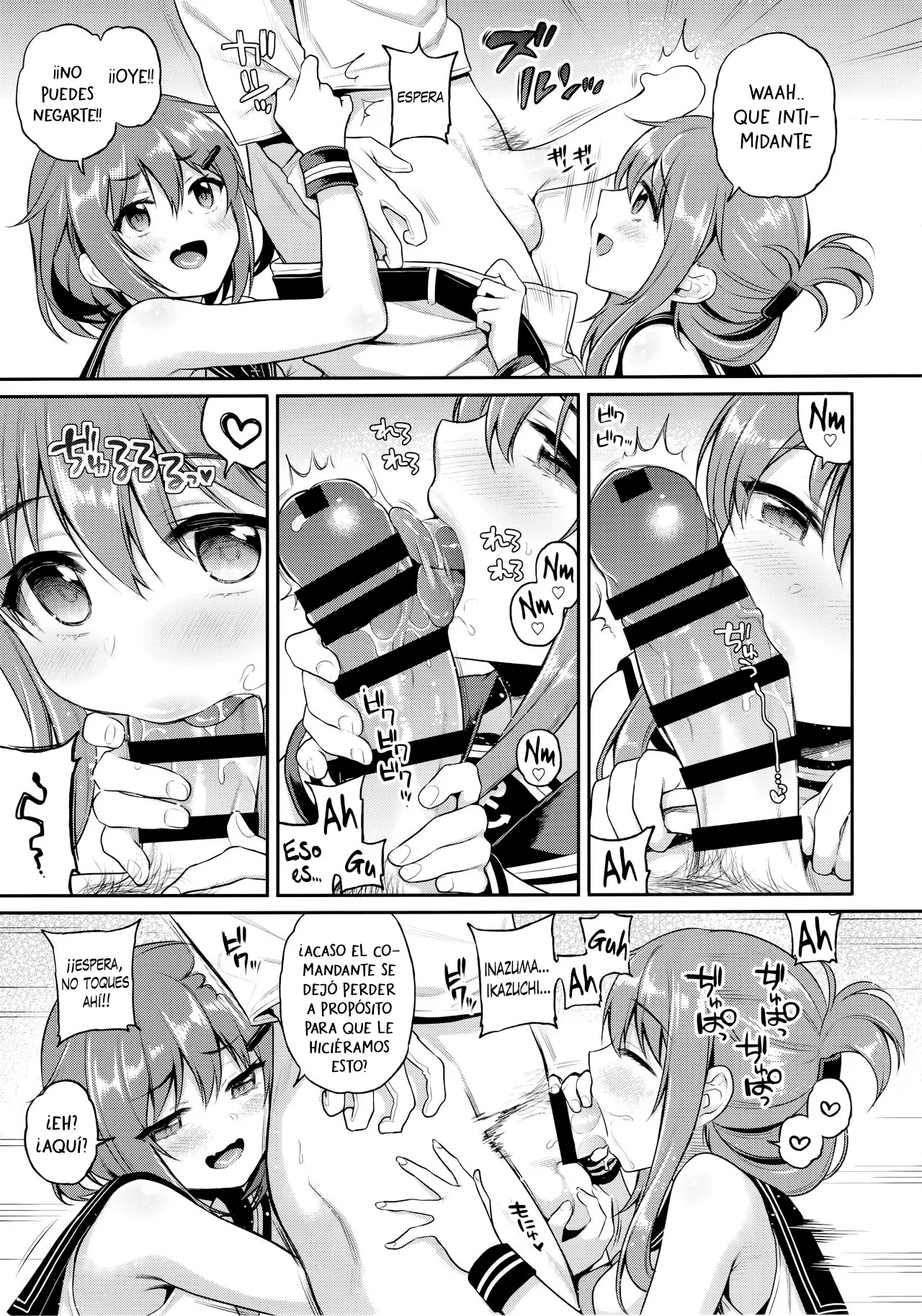 Ikazuchi Inazuma-chan x Batsu Game - Ikazuchi-chan e Inazuma-chan x Juego de castigo page 6 full