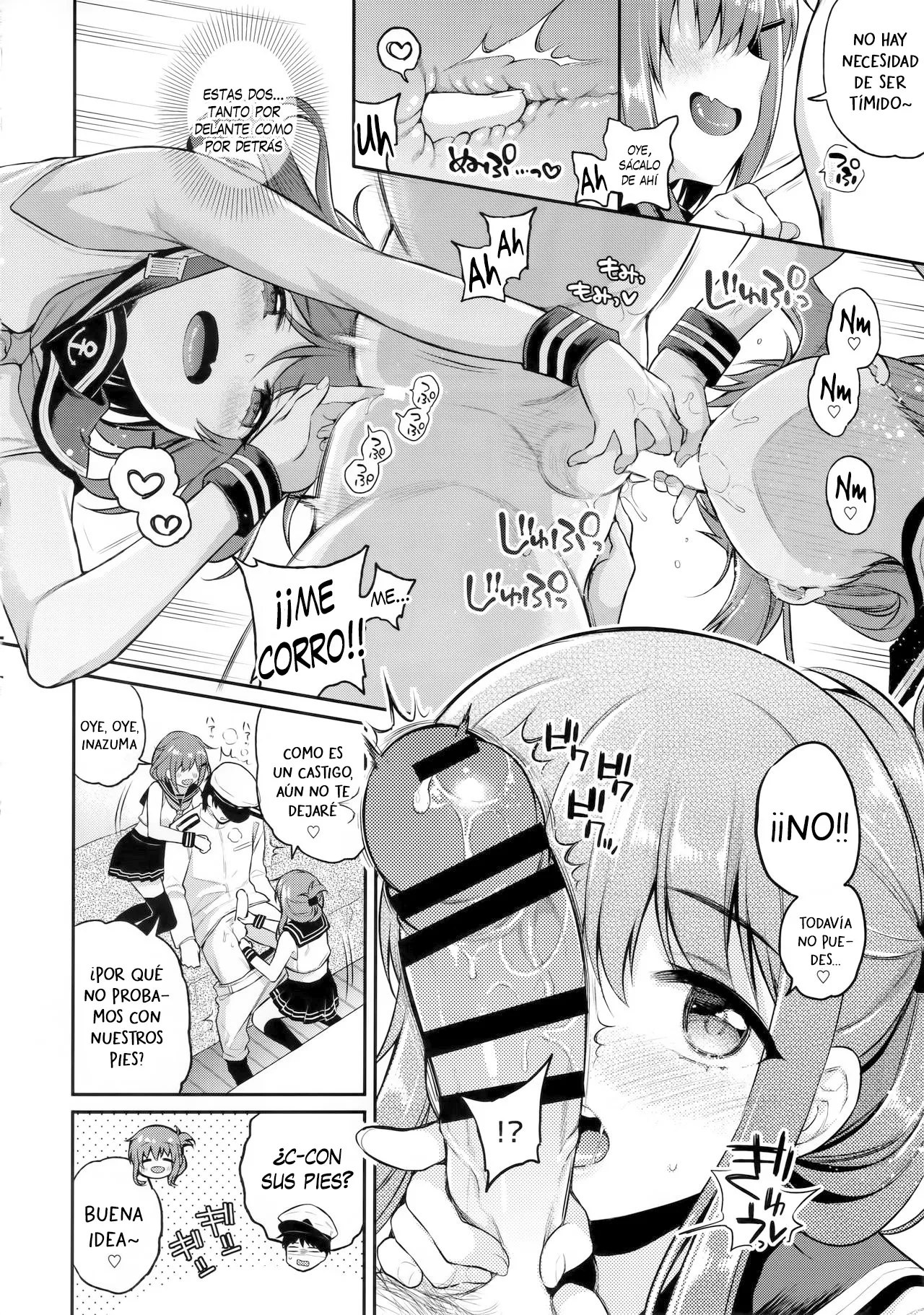 Ikazuchi Inazuma-chan x Batsu Game - Ikazuchi-chan e Inazuma-chan x Juego de castigo page 7 full
