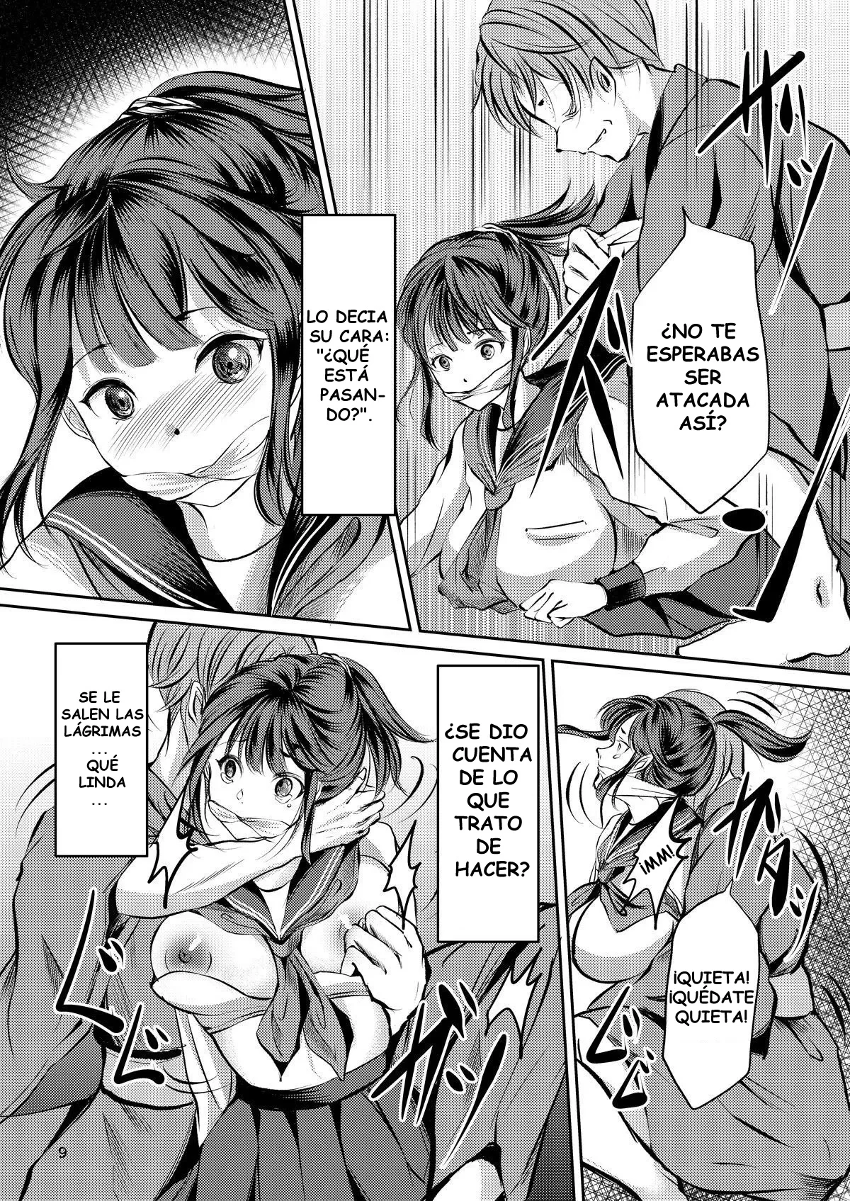 JK Hokaku Kanryou ~Kinbaku Choukyou Kobayashi Misato~｜Captura Completa de una Estudiante ~Entrenamiento Bondage de Misato Kobayashi~  Playa Obscena page 8 full