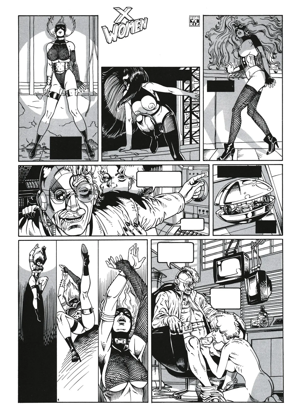 José Rafael Fonteriz - Les X women contre les Fanatiques 4 #1 page 2 full