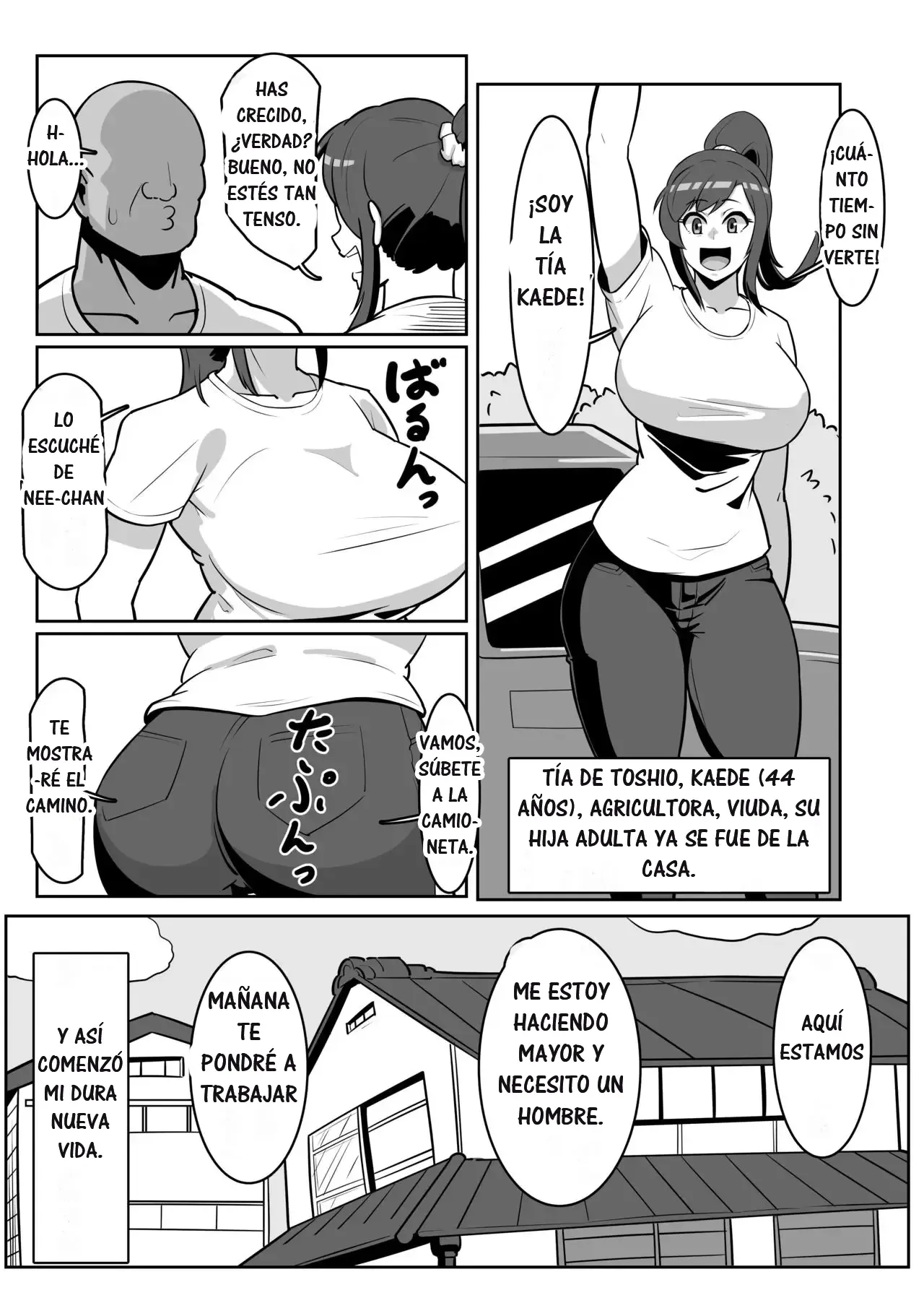 Bote Oba ~Isourou Saki no Oba-san o Haramasete Botebara Sex Zanmai!~｜Tía Embarazada ~Ten Mucho Sexo con Tu Tía y Déjala Embarazada~ page 4 full