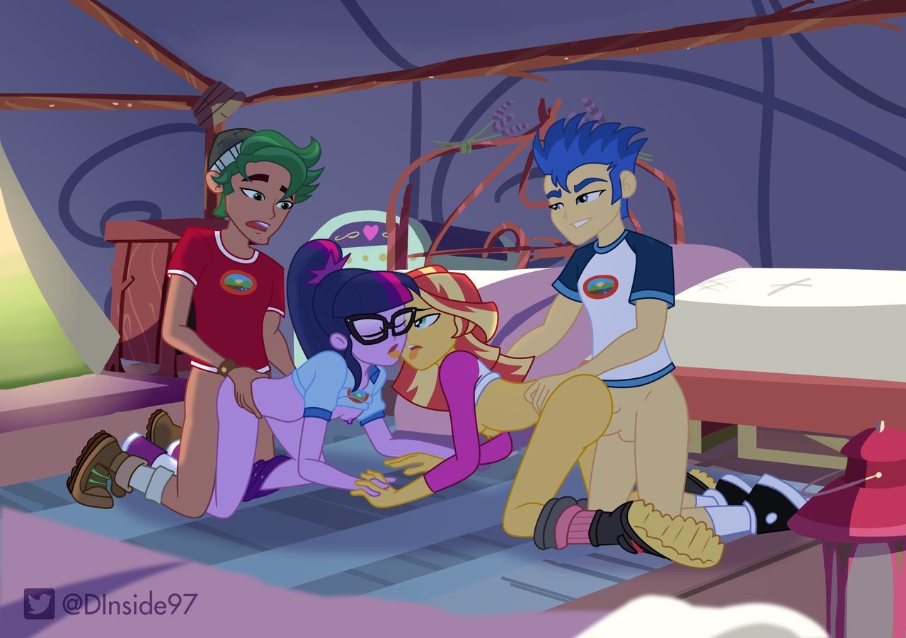 Sunnset Shimmer and the Sirens   My little Pony page 8 full