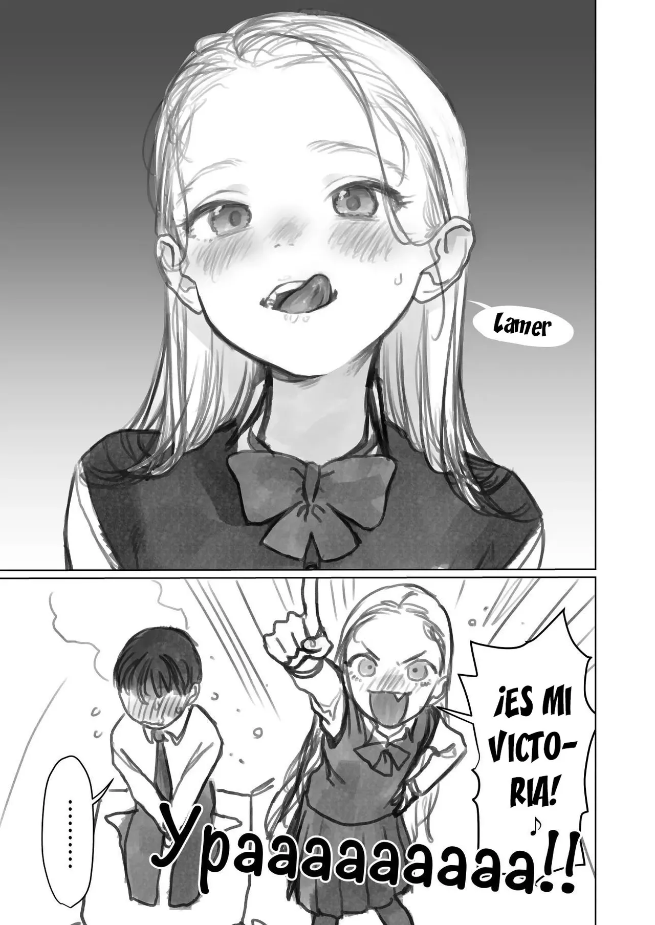 Manadeshi ga Shishou no Shishou o Okuchi de Mederu Ohanashi ~FANBOX Matome Hon~｜Dándole amor al pene del maestro con la boca de su amada discípula ~Recopilación FANBOX~ page 9 full