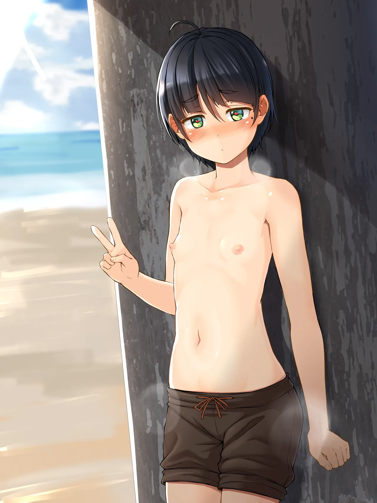 うちの子 伏見向小宵 初めての男水着チャレンジ page 4 full