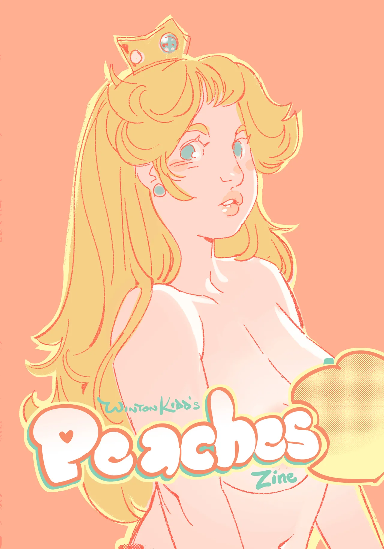 Peaches Art Zine page 1 full