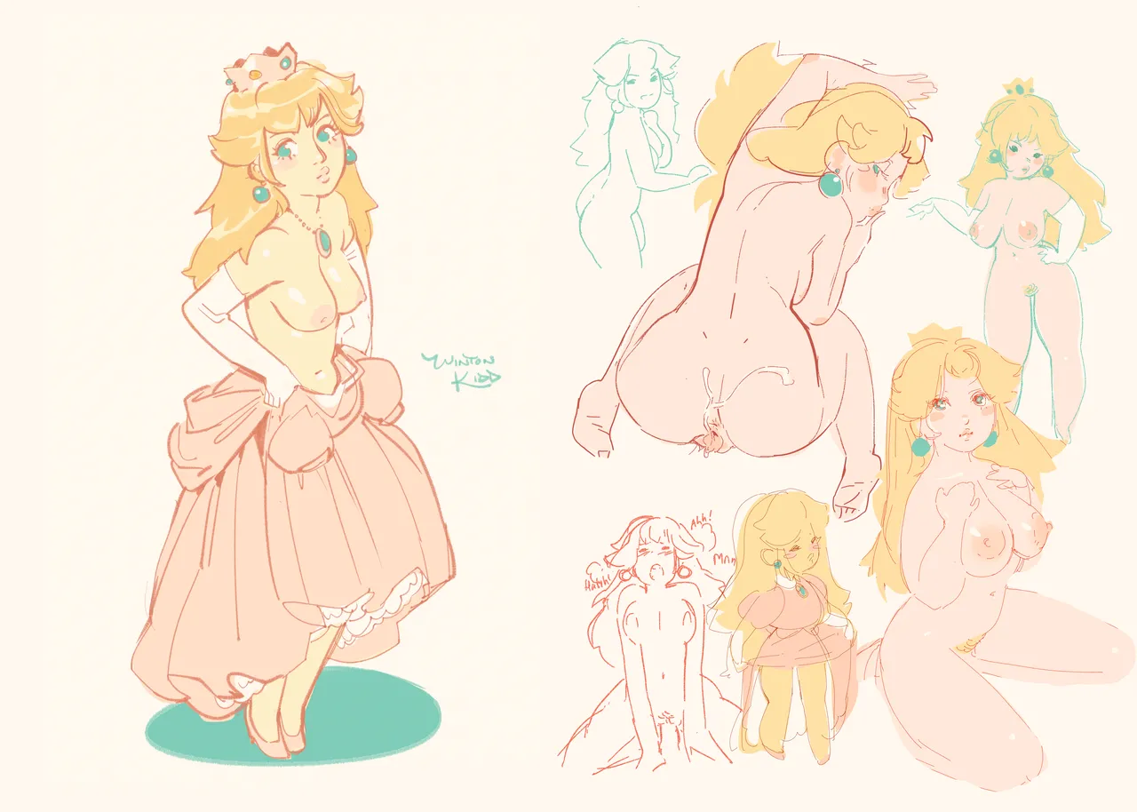 Peaches Art Zine page 2 full